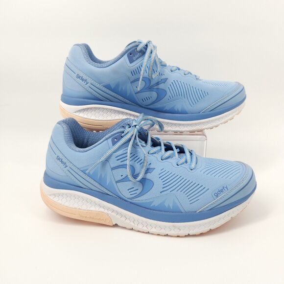 Gdefy Gravity Defyer Mighty Walker Shoes Women Size 11 Blue - Picture 1 of 9